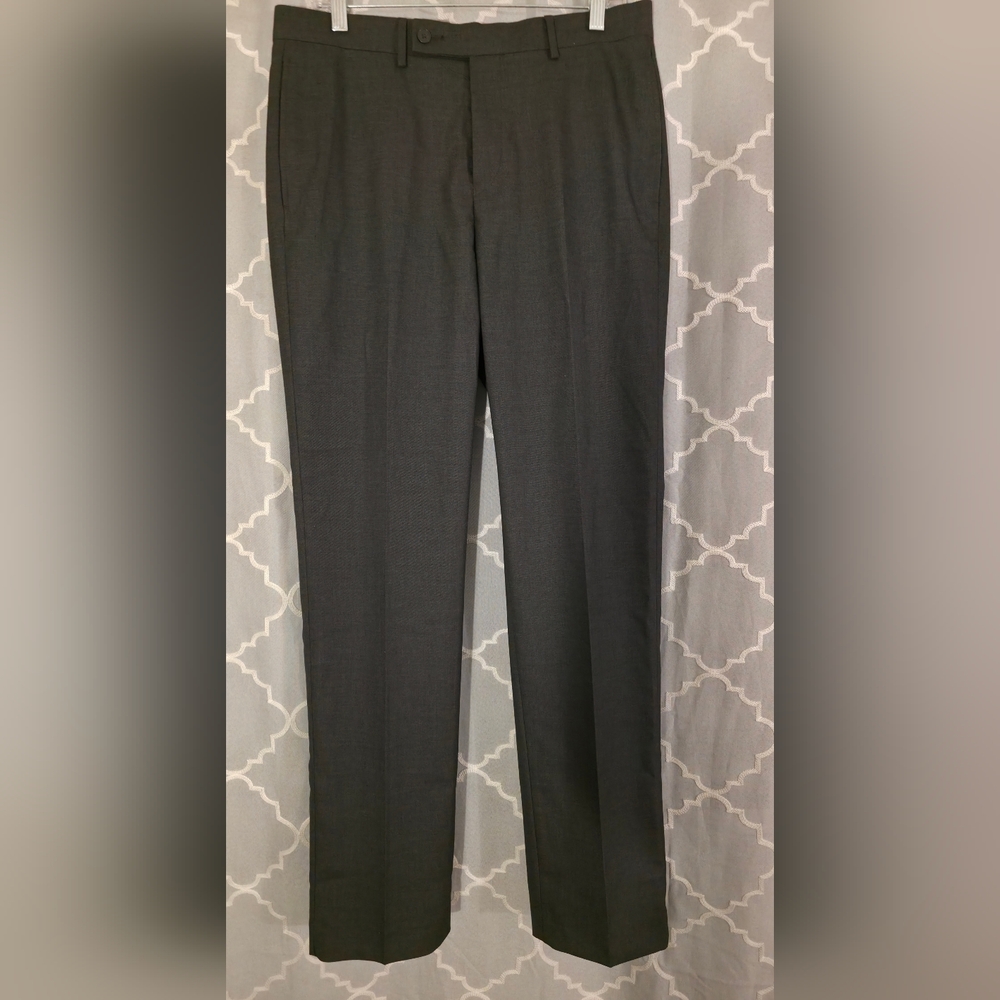 Calvin Klein Men's Dress Pants in Dark Gray